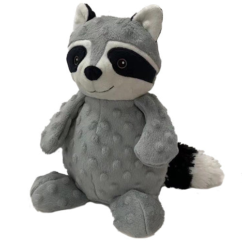 Petlou Dotty Friends Raccoon Plush Interactive Stuffed Dog Toy - 12"