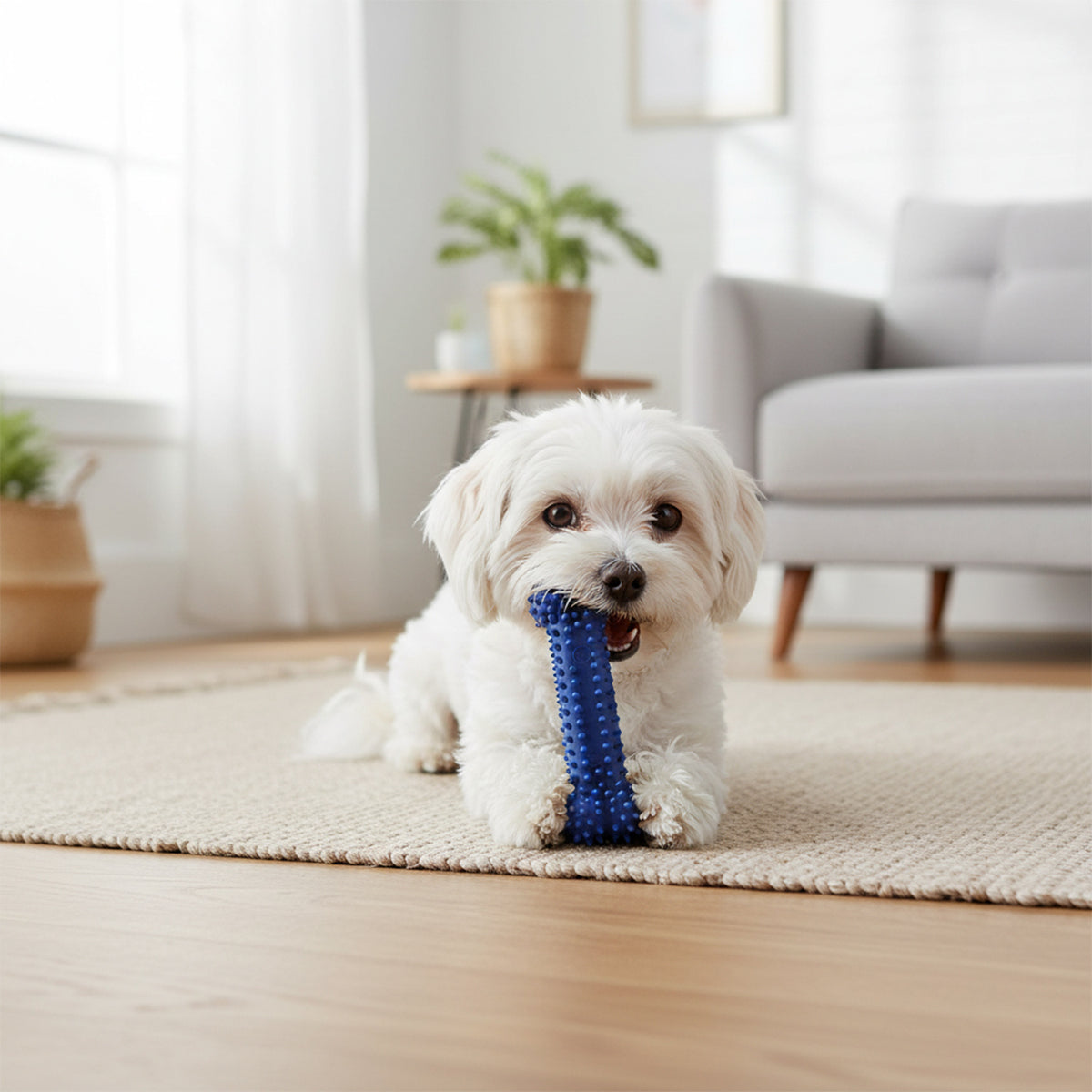 Nylabone Dental Chew Dog Bone - Chicken Flavor(Petite)