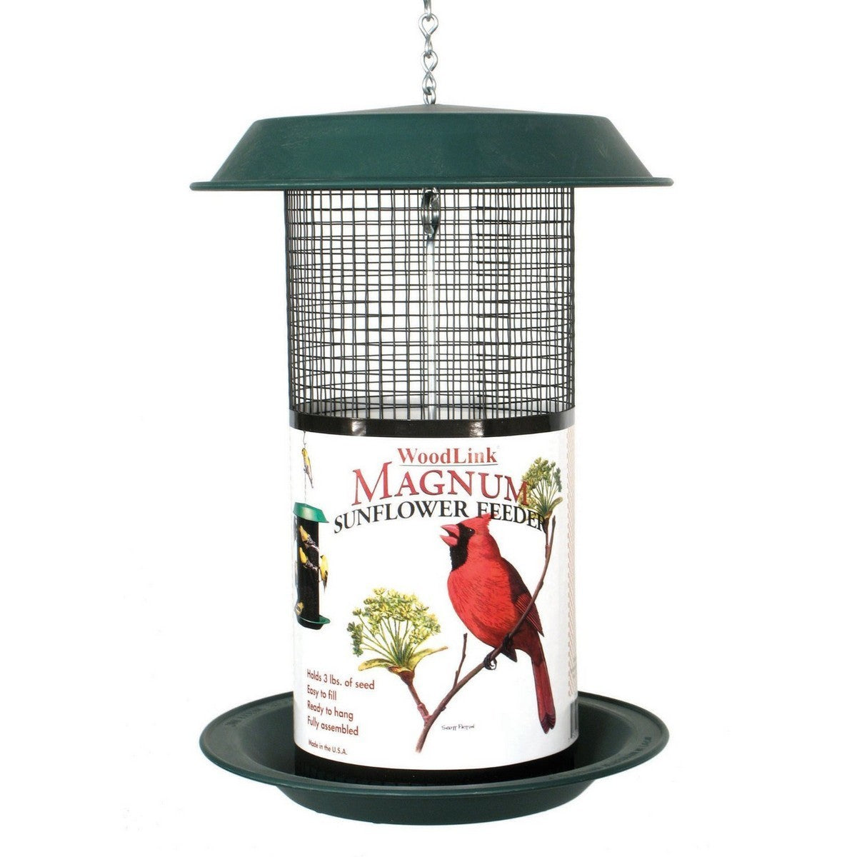 Woodlink Hunter Green Magnum Sunflower Screen Bird Feeders