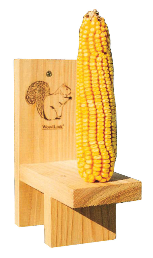 Woodlink Natural Squirrel Ear Corn Feeder (9" X 3.5" X 8")