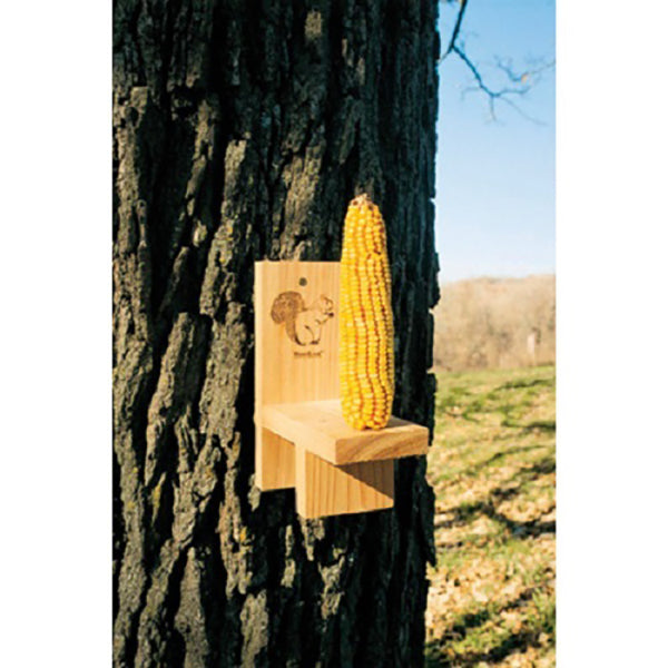 Woodlink Natural Squirrel Ear Corn Feeder (9" X 3.5" X 8")