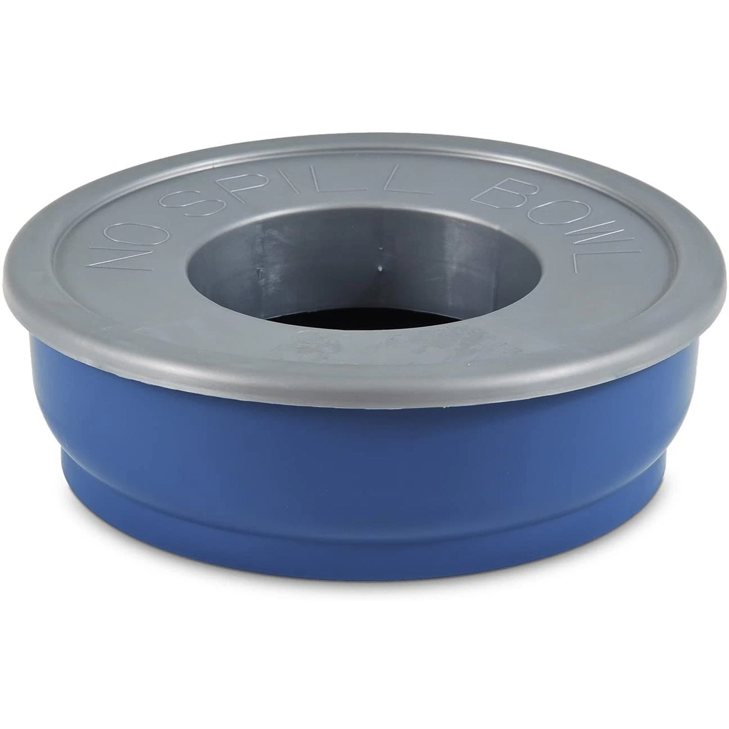 Petmate No-Spill Travel Bowl - Blue