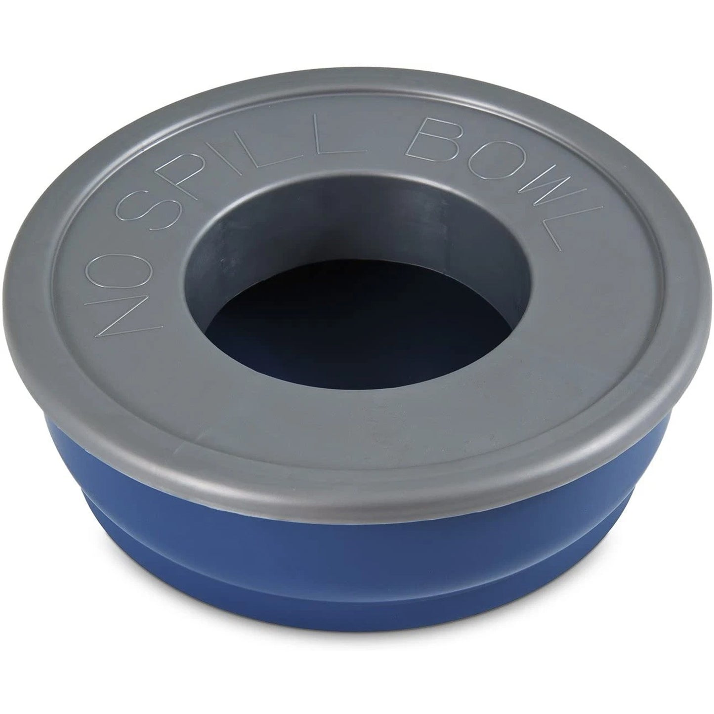 Petmate No-Spill Travel Bowl - Blue