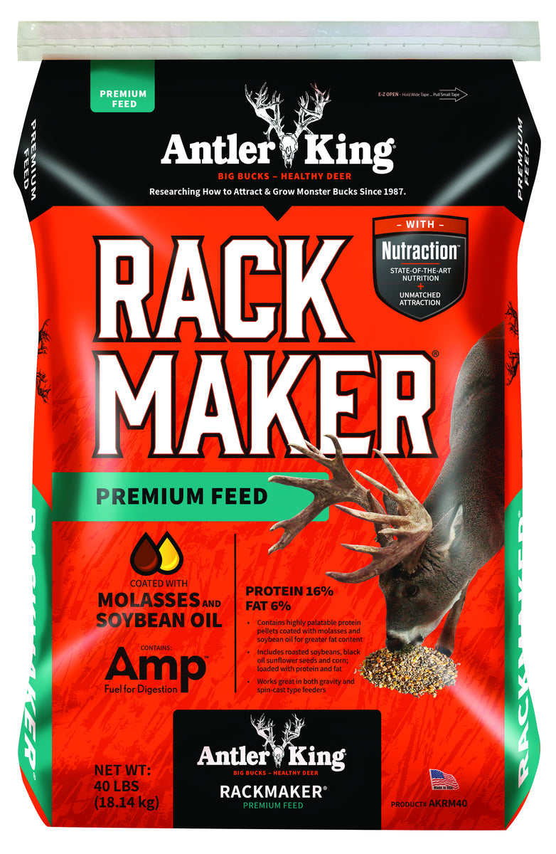 Antler King Rack Maker Molasses Soybean Oil Infused Deer Feed Plot - 40 LB