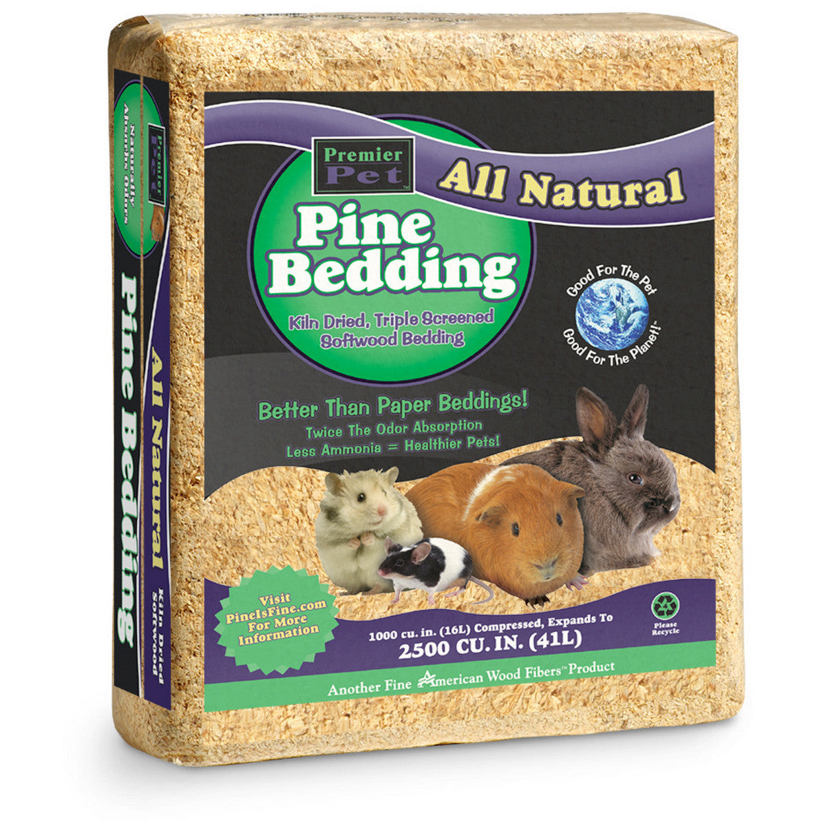 American Wood Fibers Natural Petspick Pine Bedding- 41L