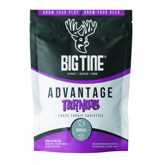 Big Tine Advantage Turnips Food Plot Mix - 3 LB (1/2 Acre)