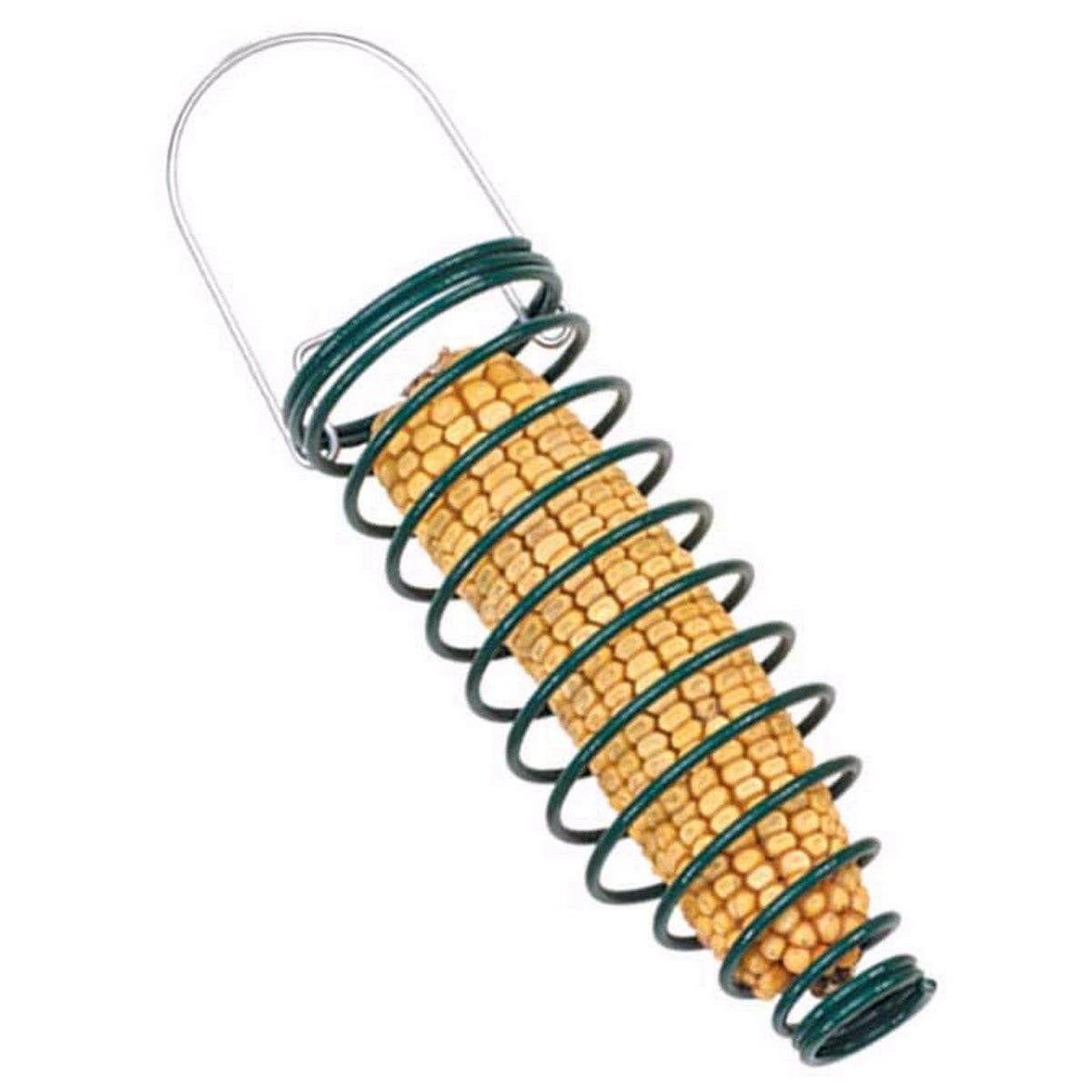 Woodlink Corn Trapper Spring Squirrel Feeder - Green (3" X 3" X 11")