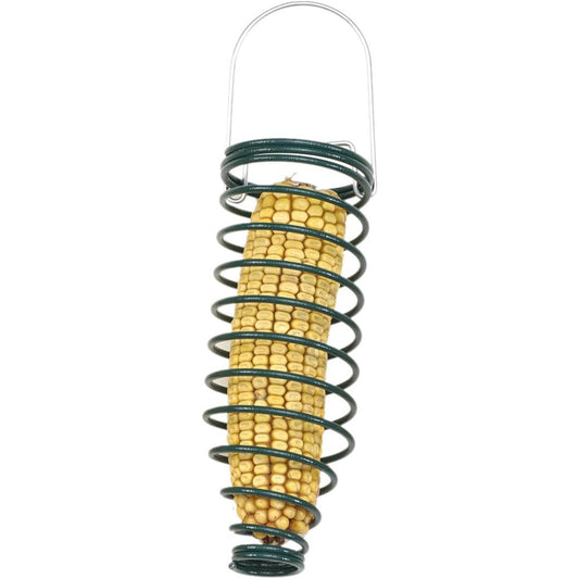 Woodlink Corn Trapper Spring Squirrel Feeder - Green (3" X 3" X 11")