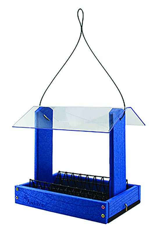 Woodlink Blue Going Green 4-In-1 Cylinder Bird Feeder