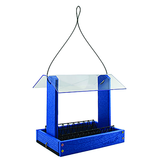 Woodlink Blue Going Green 4-In-1 Cylinder Bird Feeder