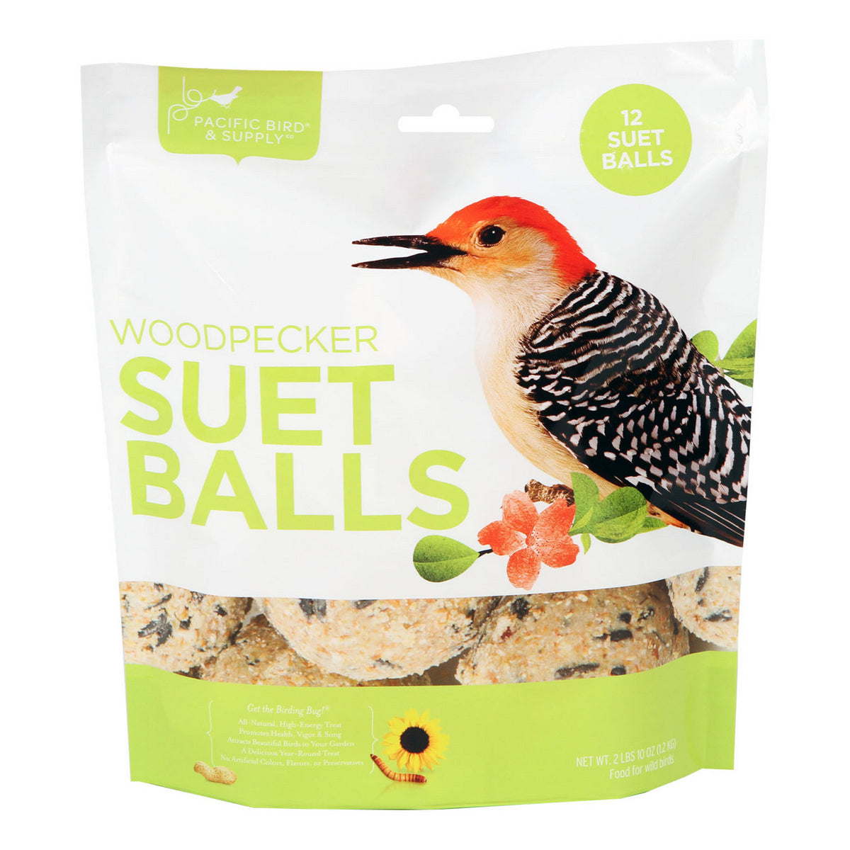 Pacific Bird & Supply Co. Woodpecker Suet Balls