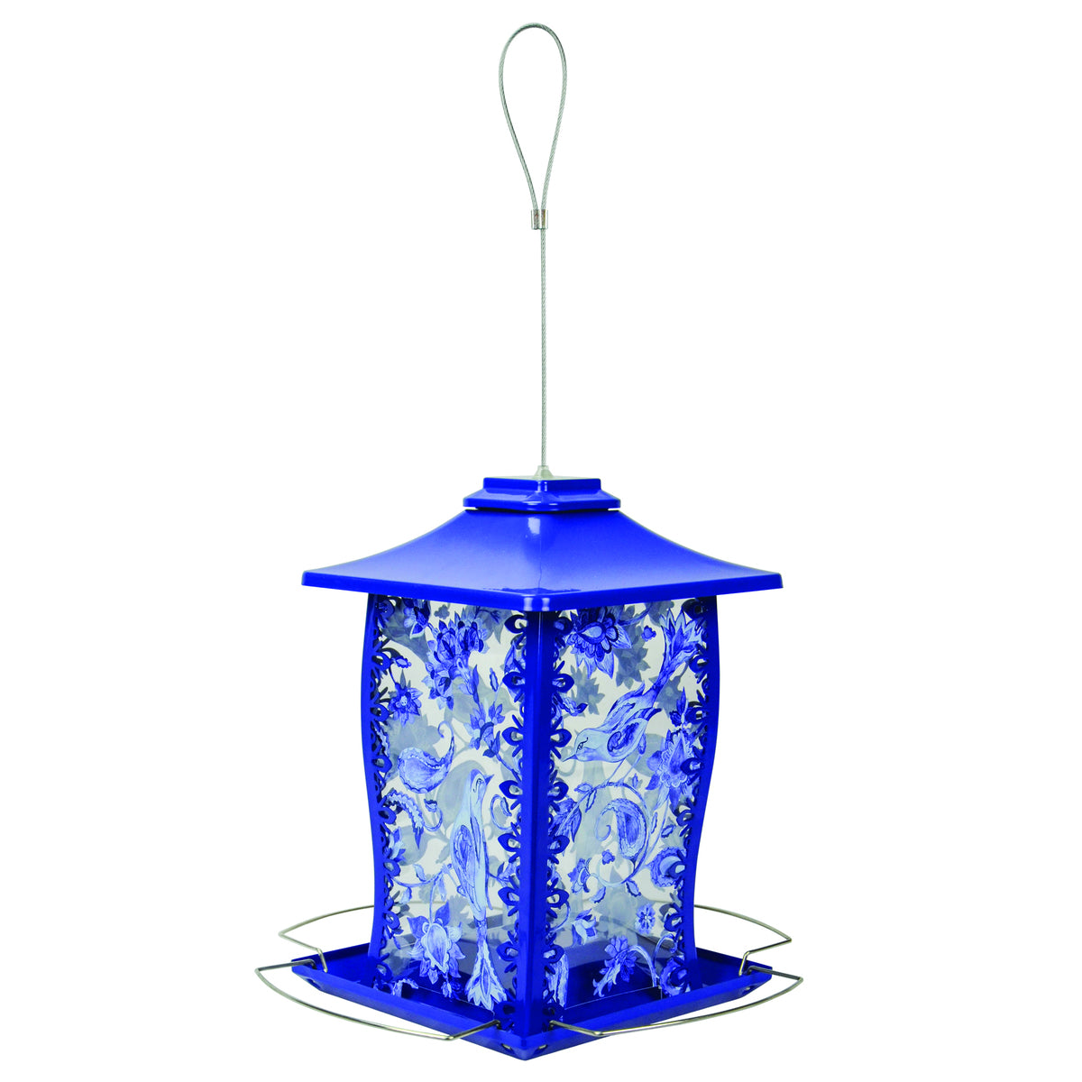 Nature's Way Products Paisley Sky Gazebo Bird Feeder - Blue (3.7 Quart)