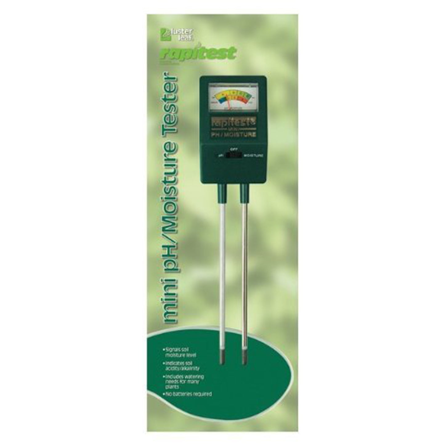 Luster Leaf Rapitest Mini Soil pH/Moisture Tester