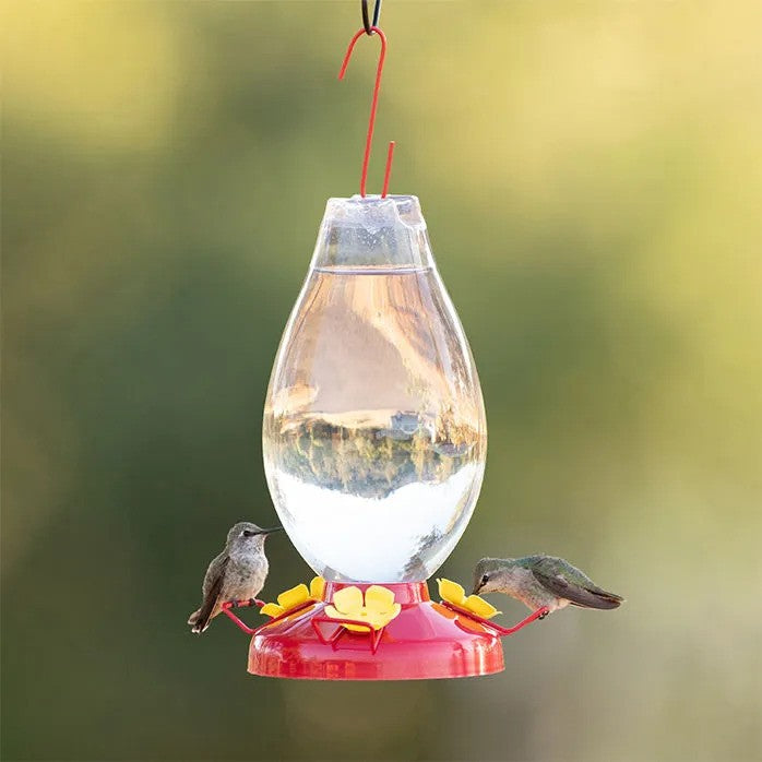 Perky-Pet Plastic Nectar Hummingbird Feeder - Clear (33 Oz)