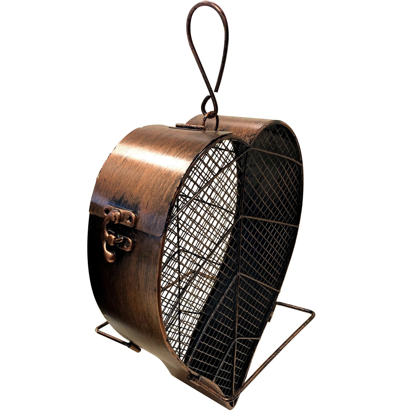 Heath Outdoor Products Leaf Mesh Perching Metal Bird Feeder - Copper