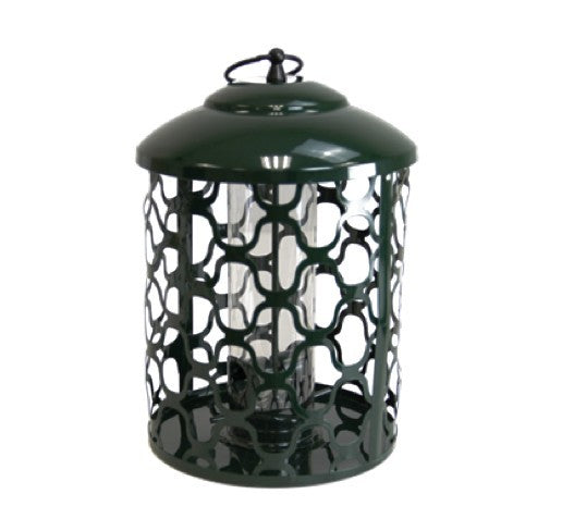 Heath Squirrel Resistant Fairmounte Round Feeder -  Green (12.5")