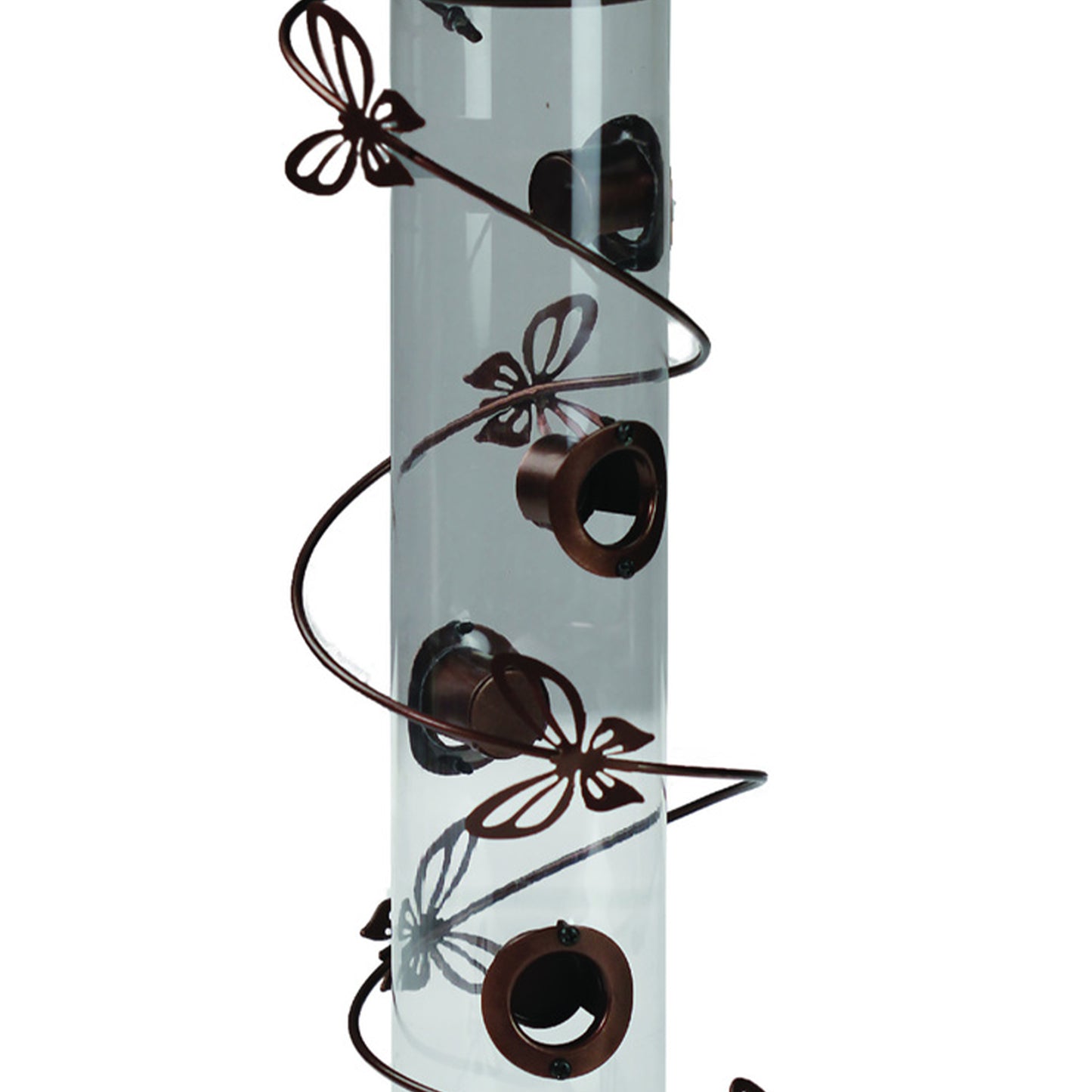 Heath Outdoor Products Butterfly Swirl Bird Feeder - Bronze (6.75")