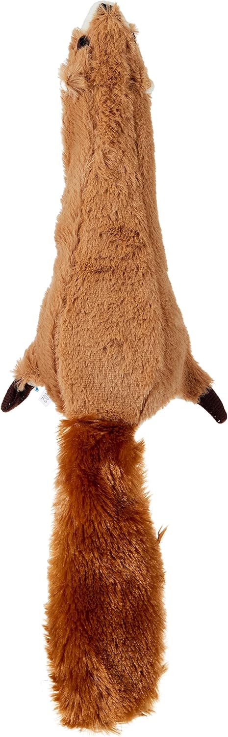 ETHICAL/SPOT Skinneeez Plus Squirrel Chew Interactive Dog Toy- 15"