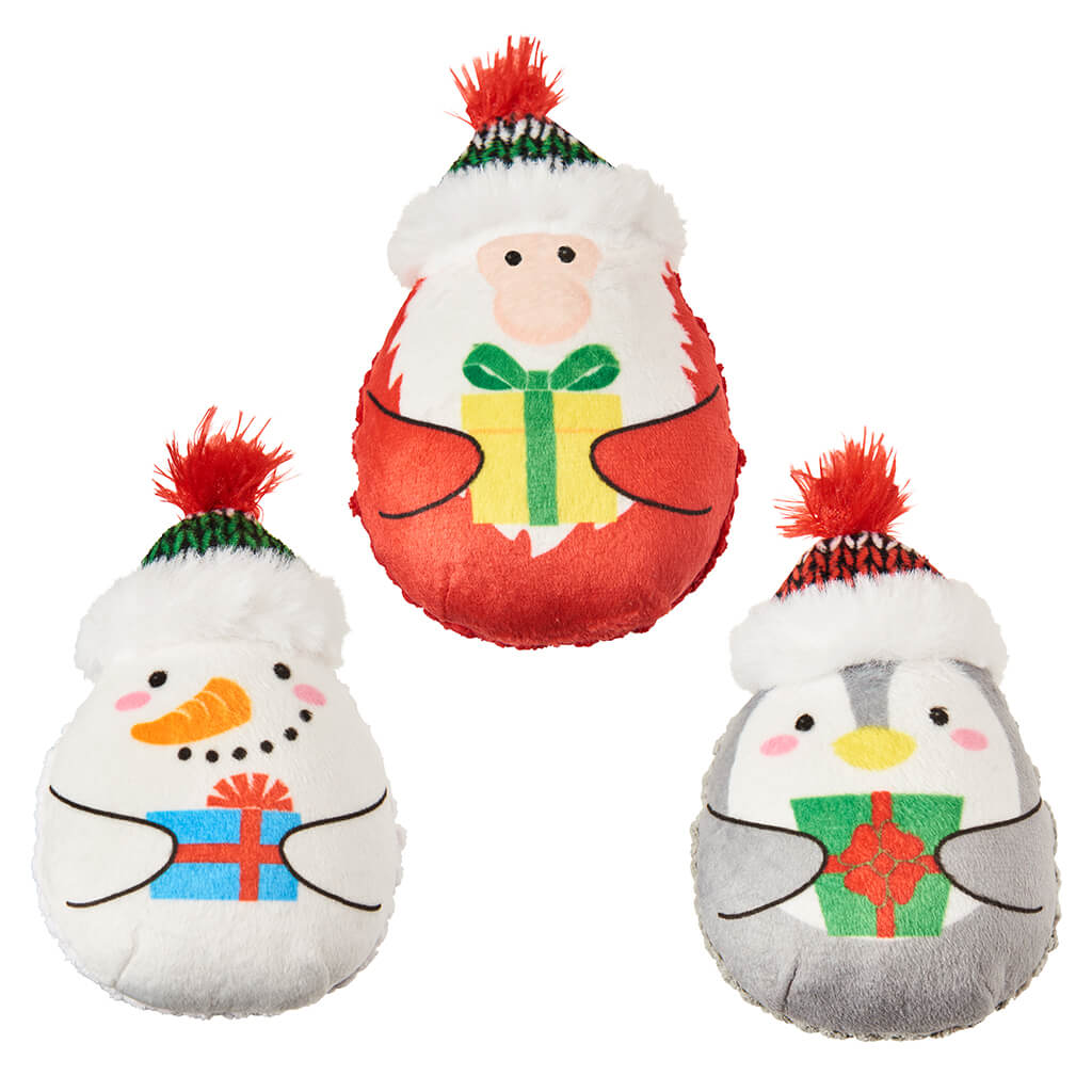 SPOT Ethical Products Holiday Trio Catnip Toys Assorted - 4"