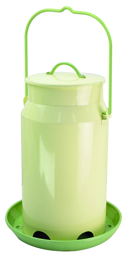 Perky Pet Hopper Milk Pail Wild Bird Feeder - Pale White