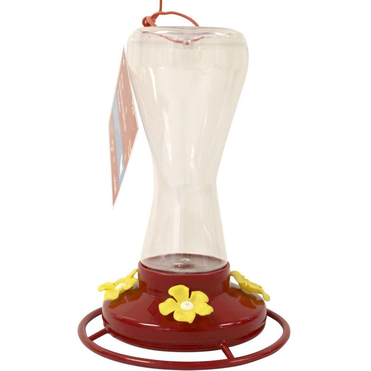 Heath Outdoor Products Plastic Hummingbird Feeder - Clear/Red(18 Oz)