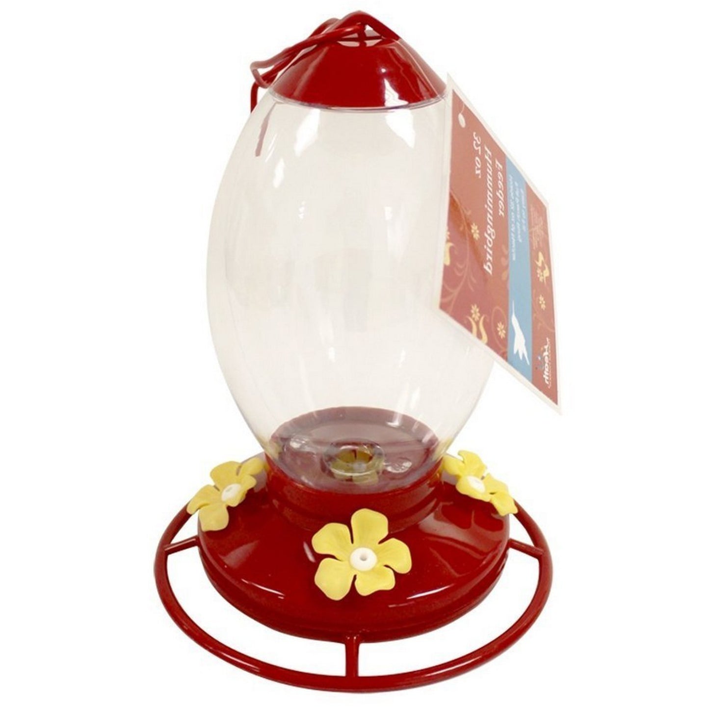 Heath Outdoor Products Plastic Globe Hummingbird Feeder - Red/Clear (32 Oz)