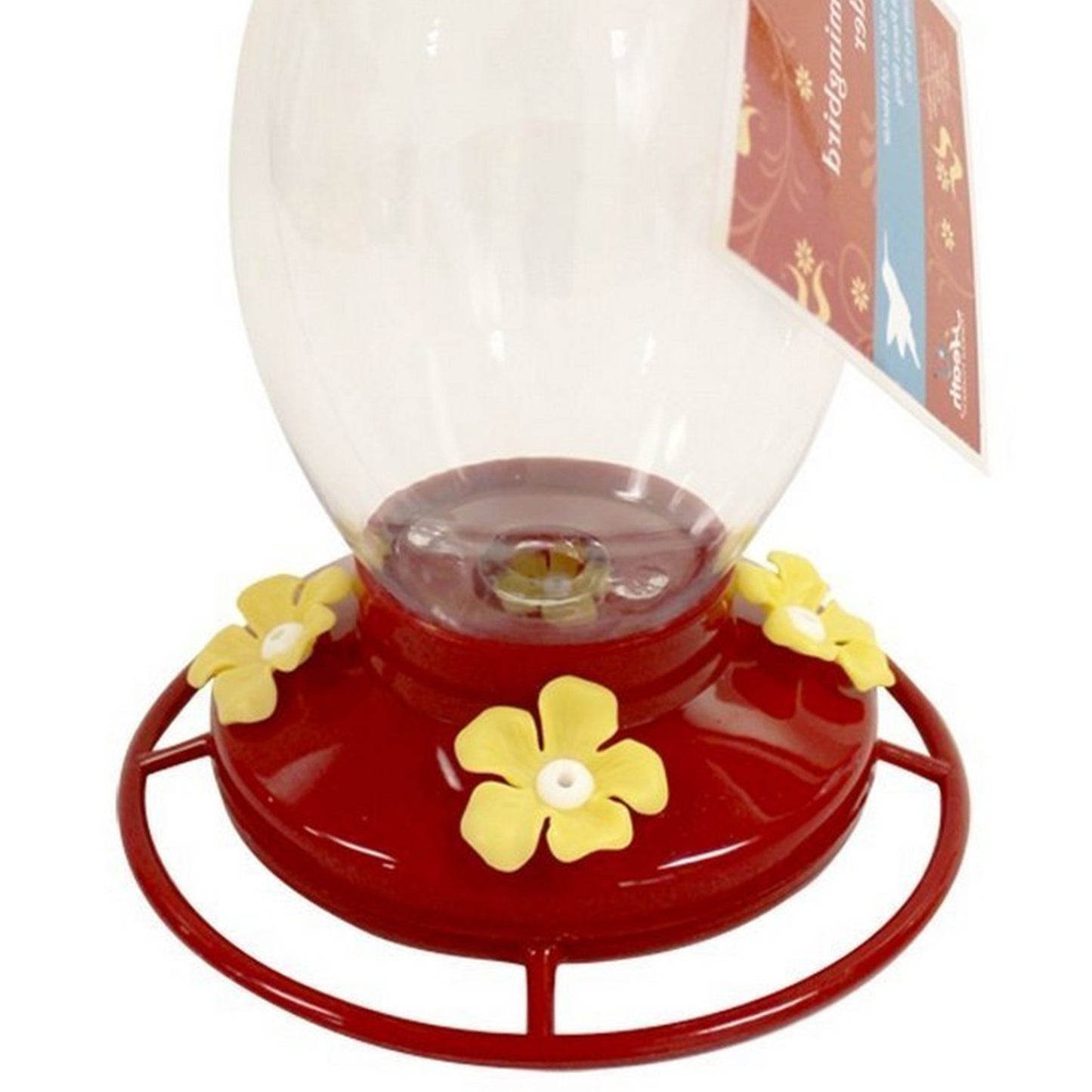 Heath Outdoor Products Plastic Globe Hummingbird Feeder - Red/Clear (32 Oz)