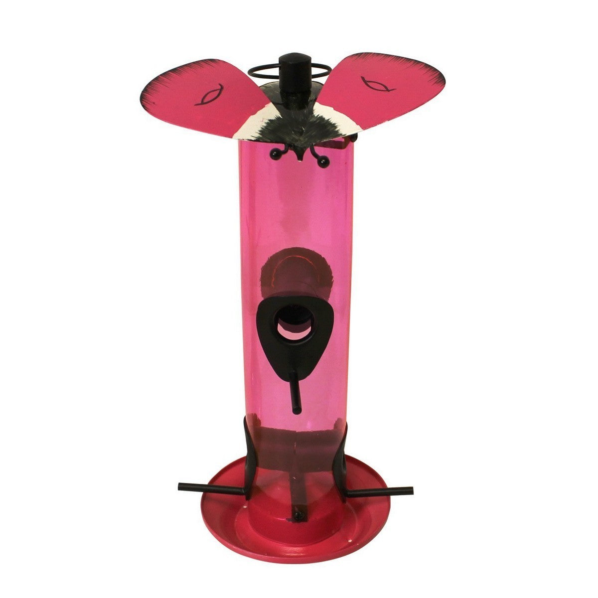 Heath Outdoor Products Gossamer Butterfly Bird Tube Feeder - Pink