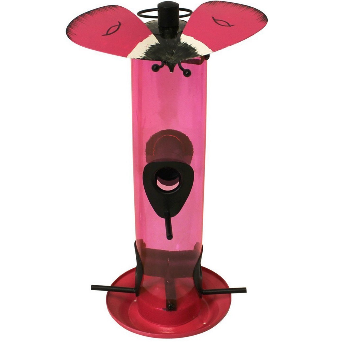 Heath Outdoor Products Gossamer Butterfly Bird Tube Feeder - Pink