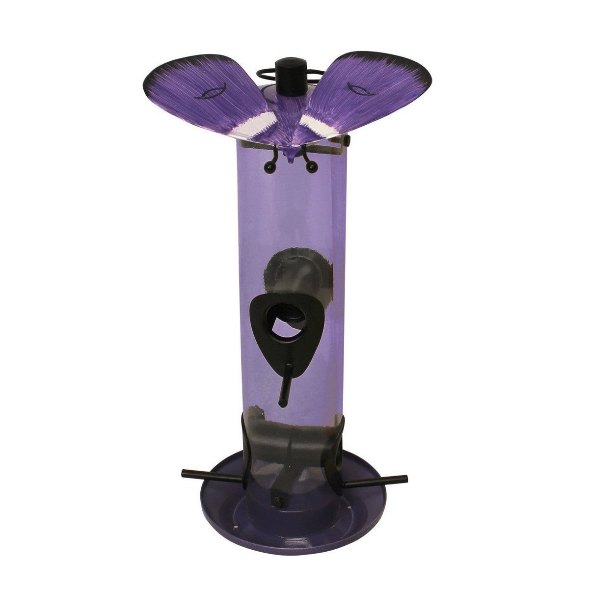 Heath Outdoor Products Gossamer Butterfly Bird Tube Feeder - Purple