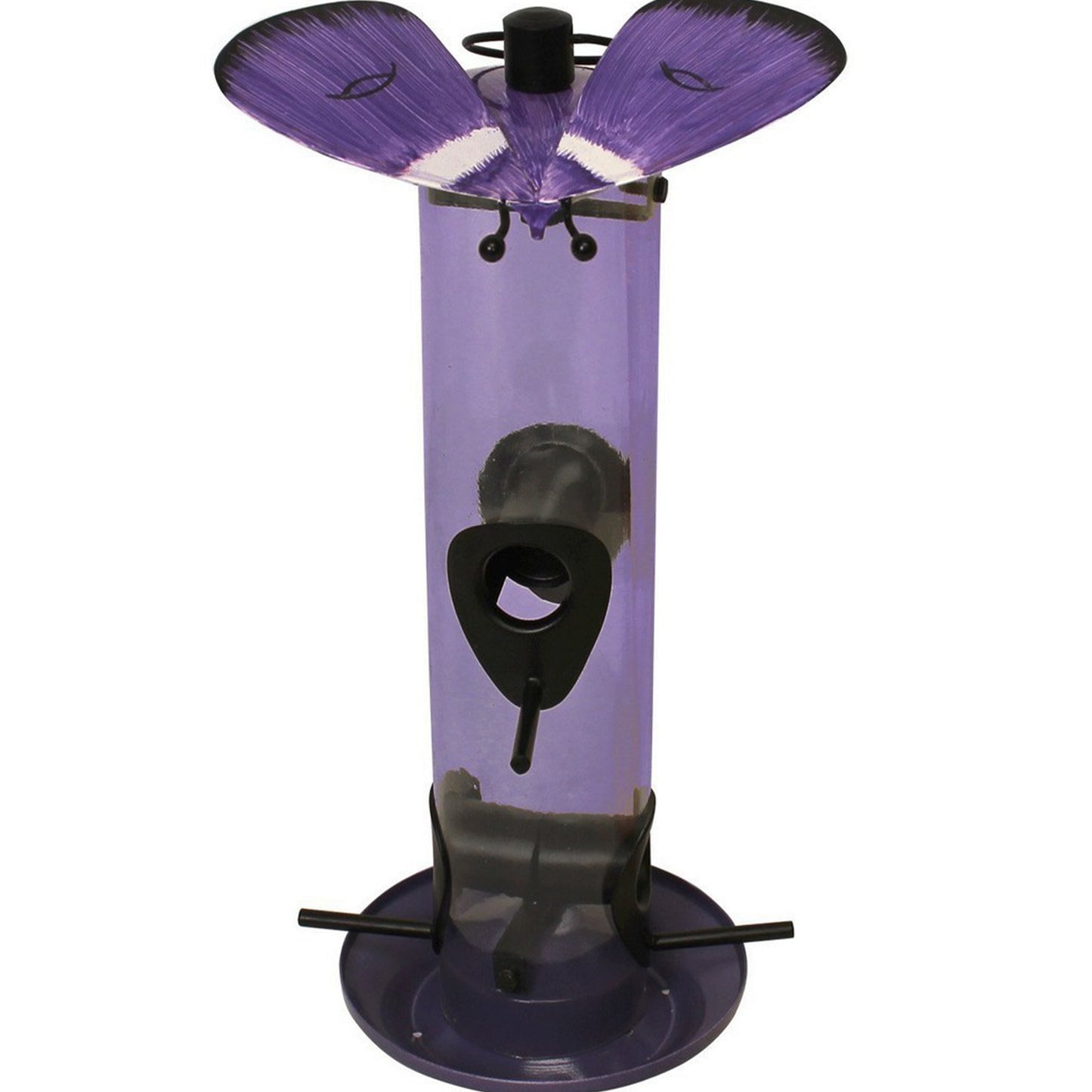 Heath Outdoor Products Gossamer Butterfly Bird Tube Feeder - Purple