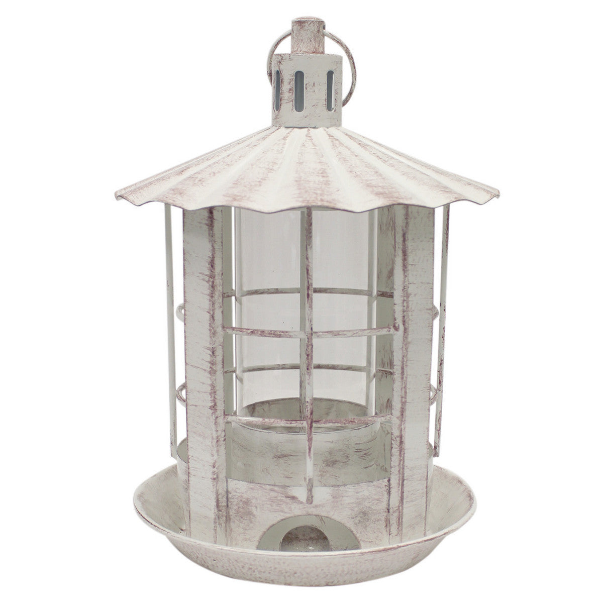 Heath Outdoor Products Parkview Bird Feeder - Antique White (10.75")