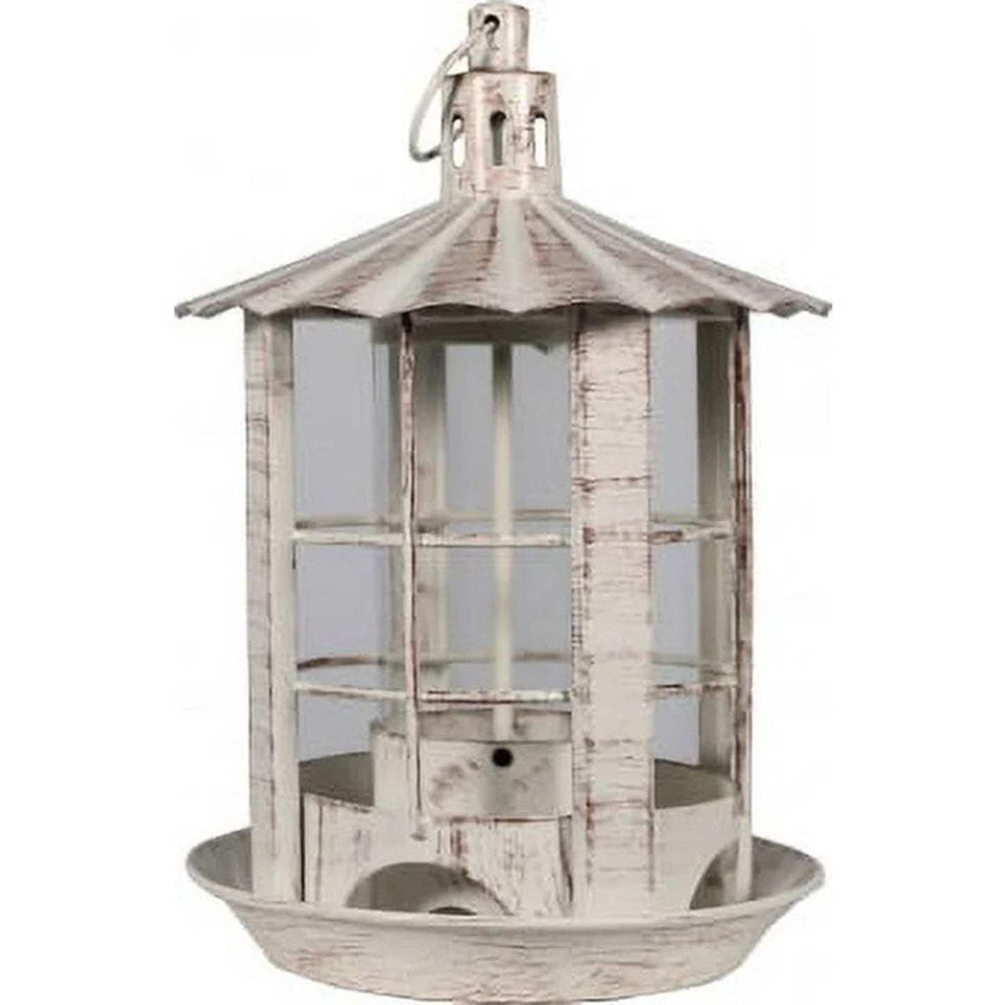 Heath Outdoor Products Parkview Bird Feeder - Antique White (10.75")