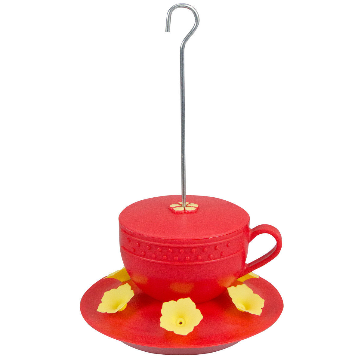 Heath Outdoor Products Plastic Red Sweet Tea Cup Hummingbird Feeder - 22 Oz