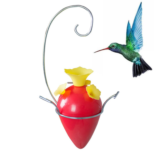 Heath Outdoor Products Plastic Garden Party Hummingbird Feeder - Red/Yellow (06 Oz)