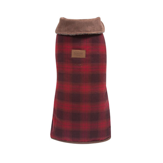 Pendleton Carolina Pet Red Ombre Plaid Dog Coat - Small