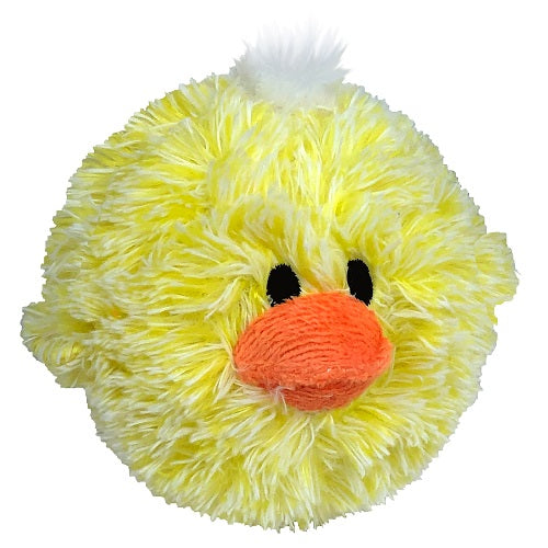 Petlou Squeak Small Squeaky Yellow Dog Toy -  4" EZ  (Chick)