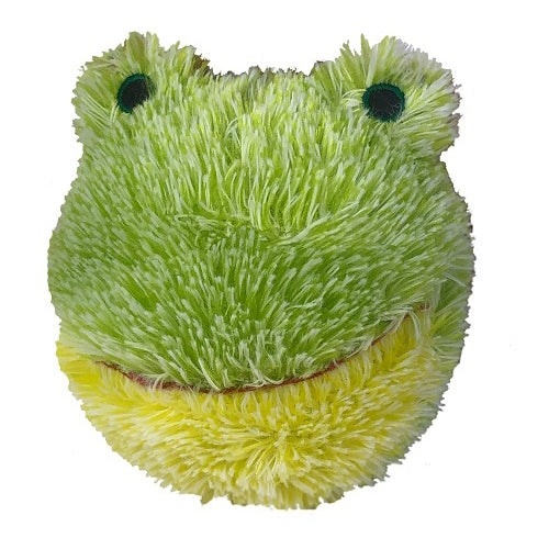 Petlou Squeak Small Squeaky Green Dog Toy -  4" EZ  (Frog)