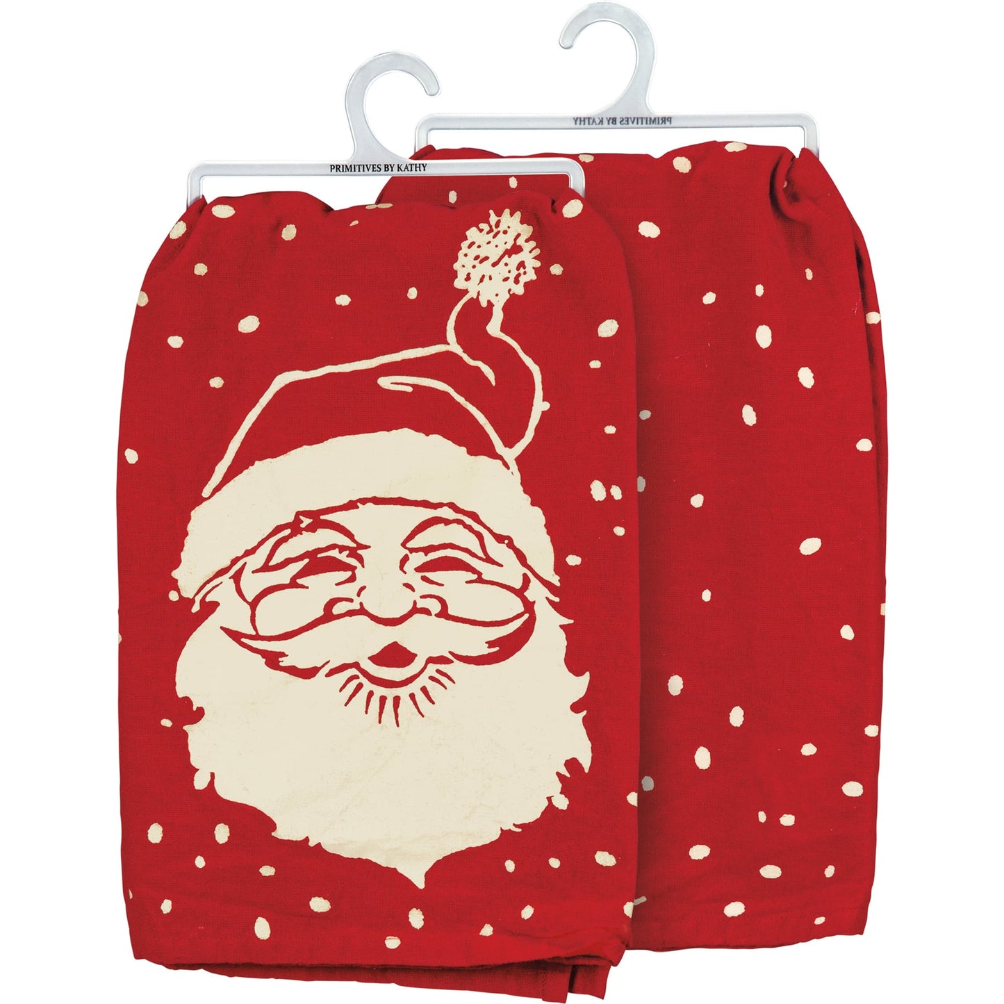 Primitives By Kathy Vintage Santa Kitchen Towel - 28" x 28"