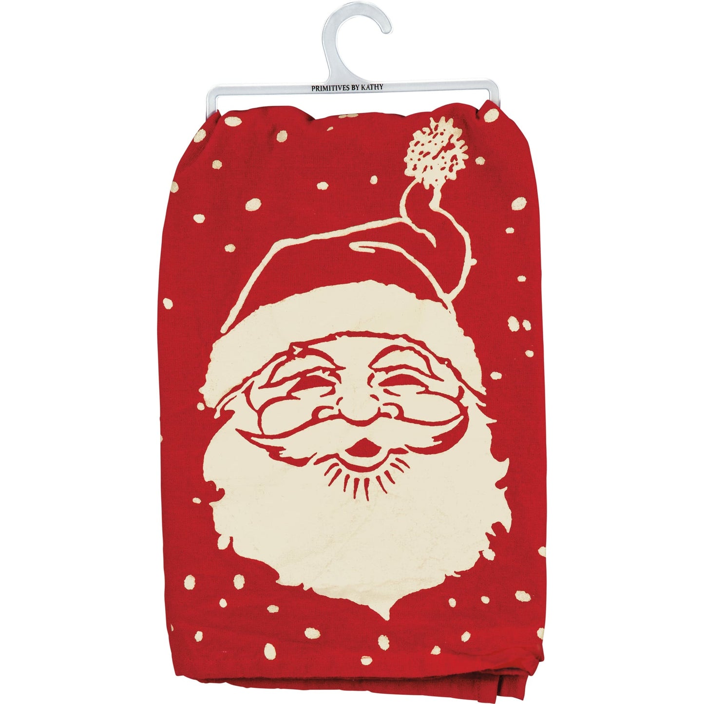 Primitives By Kathy Vintage Santa Kitchen Towel - 28" x 28"