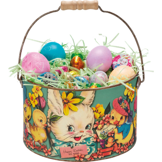 Primitives by Kathy Have A Happy Easter Decorative Bucket Set