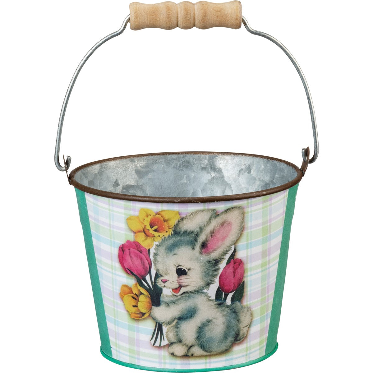 Primitives by Kathy Happy Easter Decorative Bucket- Set of 5