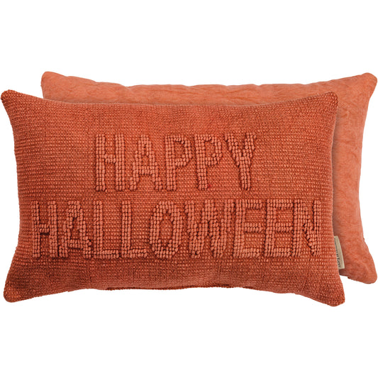 Primitives by Kathy Happy Halloween Knobby Pillow