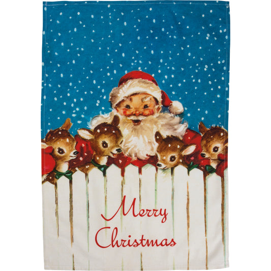 Primitives by Kathy Vintage Merry Christmas Kitchen Towel - 18" x 26"