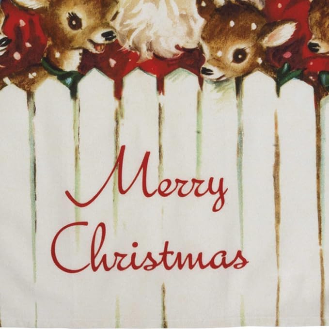 Primitives by Kathy Vintage Merry Christmas Kitchen Towel - 18" x 26"