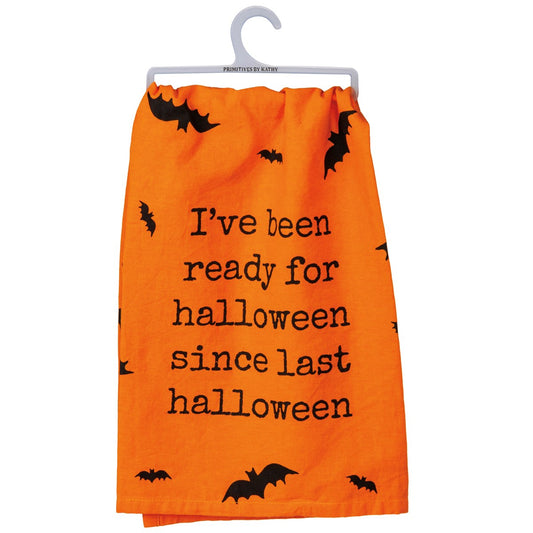 Primitives by Kathy Ready Since Last Halloween Kitchen Towel - 28" x 28"