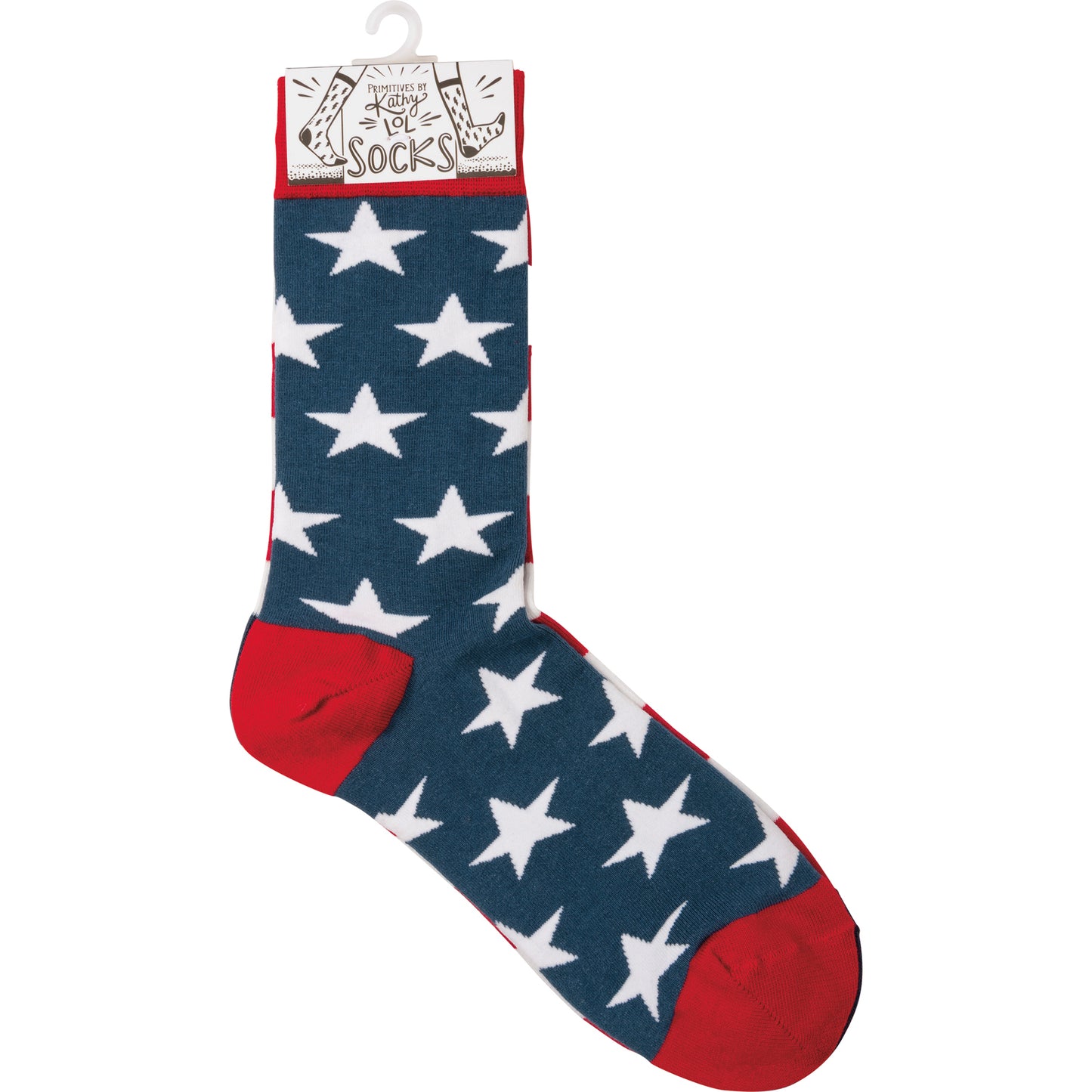 Primitives by Kathy Stars And Stripes Casual Novelty Socks