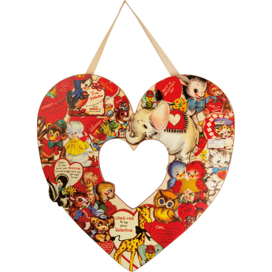 Primitives by Kathy Long-Ing to Be Your Valentine Wreath