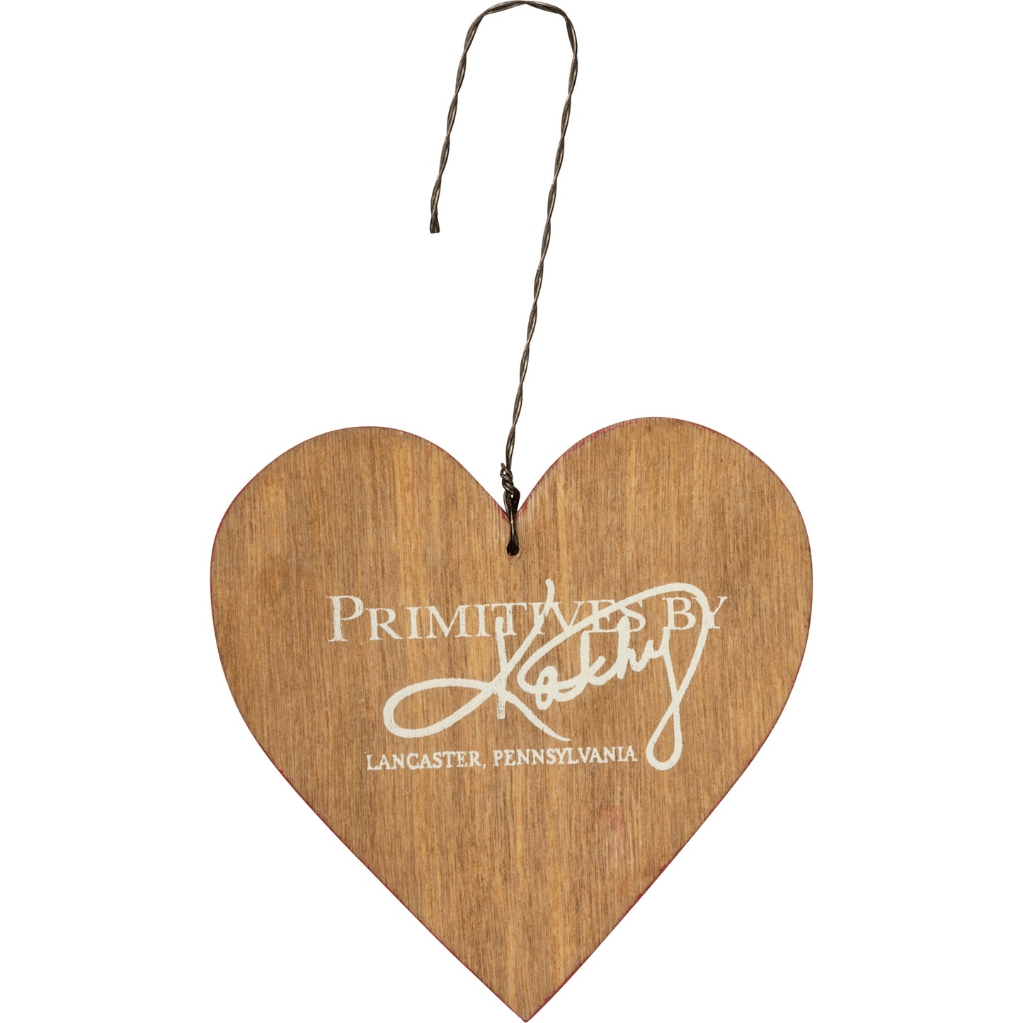 Primitives by Kathy Love Love; XOXO; I Love Us Decorative Valentine's Ornament Set