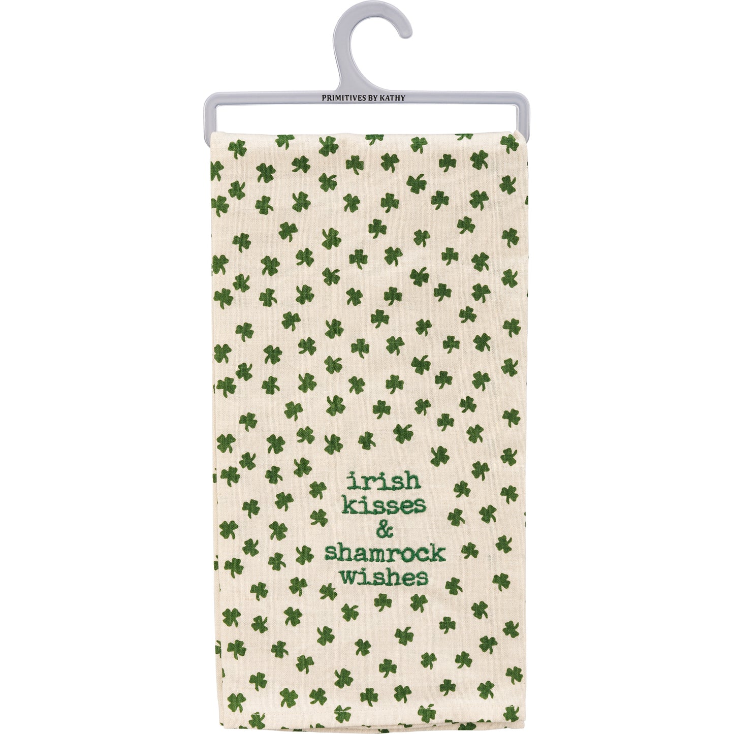 Primitives By Kathy Irish Kisses & Shamrock Wishes Kitchen Towel - 20" x 26"